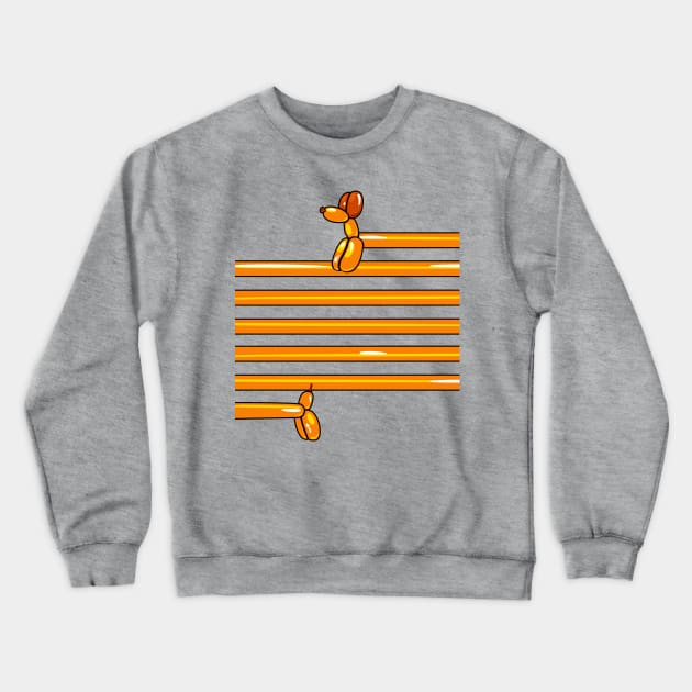 balloon dog Crewneck Sweatshirt by masslos